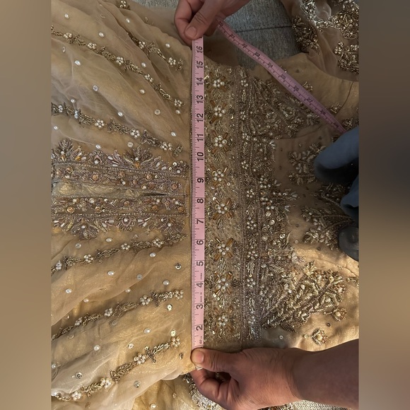 Pakistani/Indian Beautiful reception wedding bridal dress - Picture 10 of 17